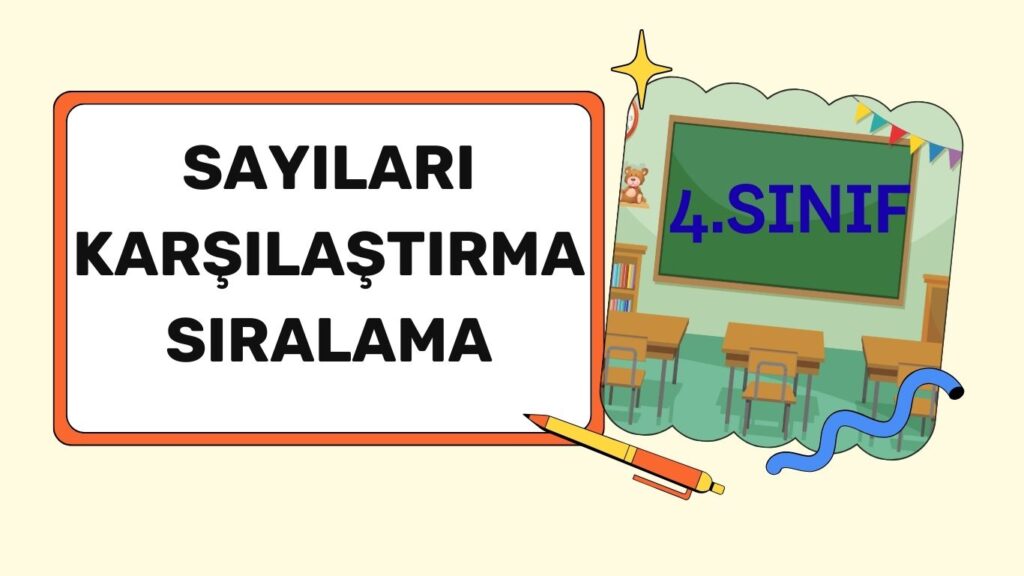 SAYILARI KARŞILAŞTIRMA-SIRALAMA