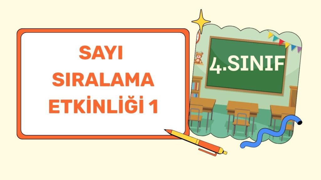 DOĞAL SAYILARI SIRALAMA DOĞAL SAYILARI SIRALAMA