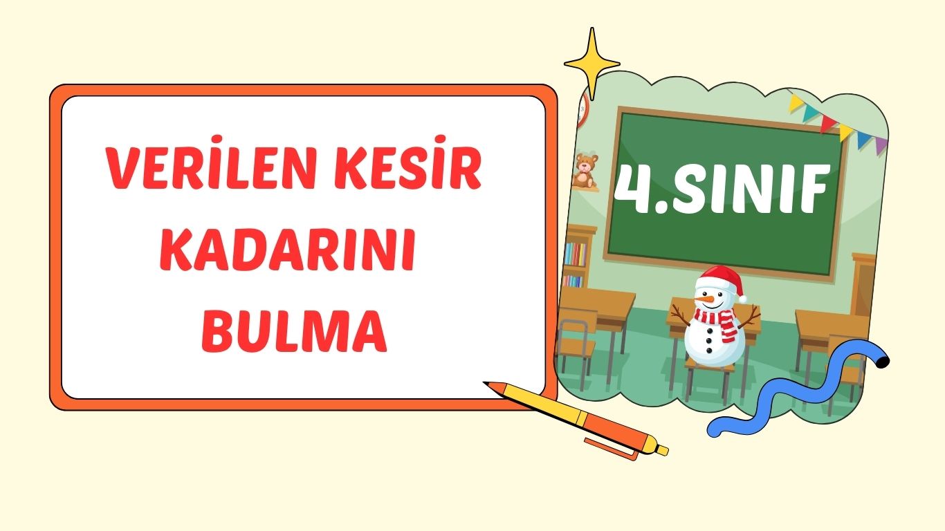 VERİLENİN, KESİR KADARINI BELİRLEME