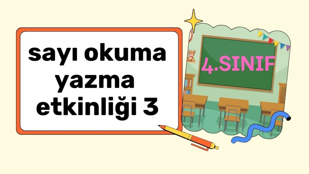 DÖRT BASAMAKLI SAYILARI YAZMA DÖRT BASAMAKLI SAYILARI YAZMA