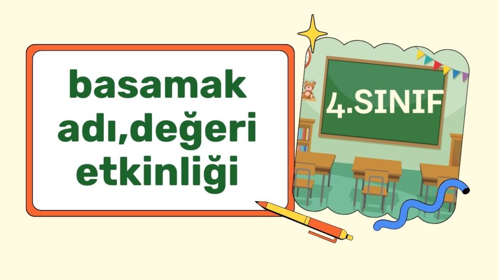 BÖLÜK, BASAMAK, BASAMAK DEĞERİ BÖLÜK, BASAMAK, BASAMAK DEĞERİ