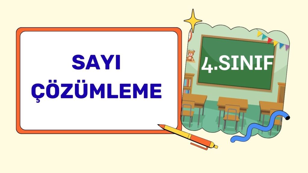 4. SINIF SAYI ÇÖZÜMLEME 4. SINIF SAYI ÇÖZÜMLEME