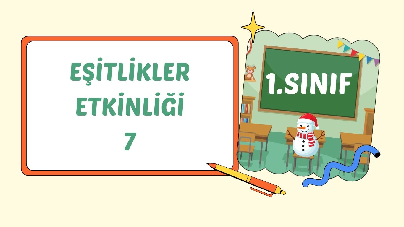 EŞİTLİK KAVRAMI 7