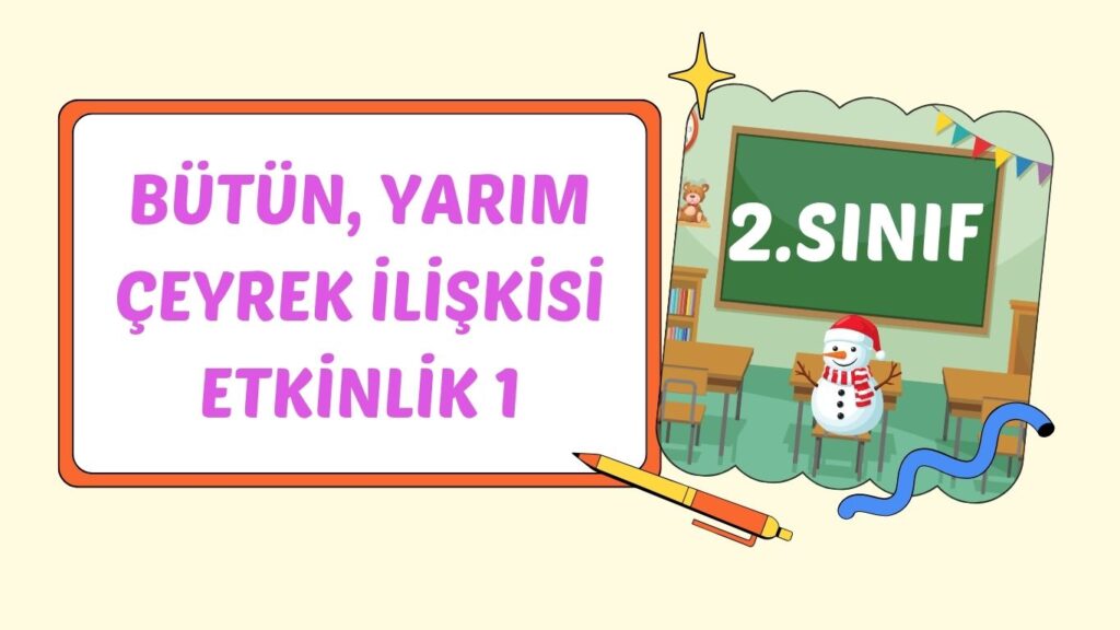 BÜTÜN YARIM ÇEYREK GÖRSELLERİ+pdf