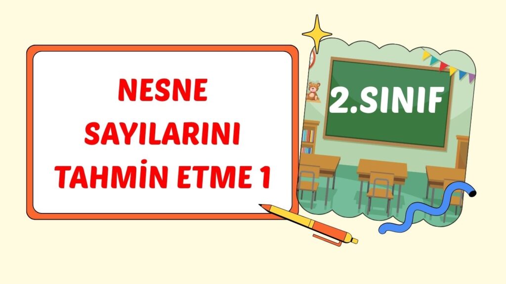 NESNE SAYISINI TAHMİN ETME 1
